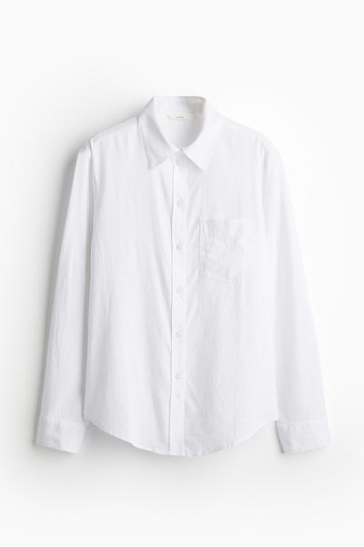Linen blend shirt