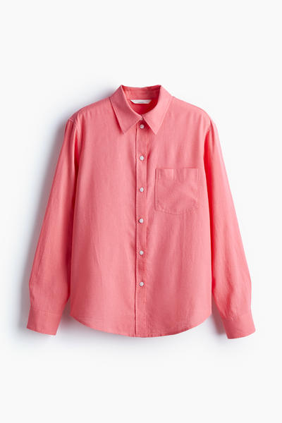Linen blend shirt