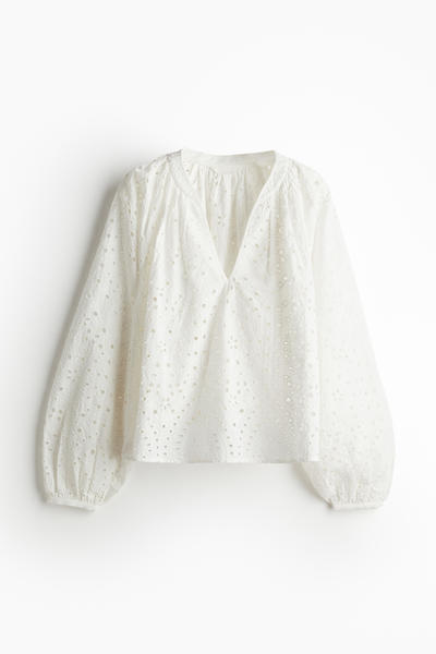 Broderie anglaise blouse