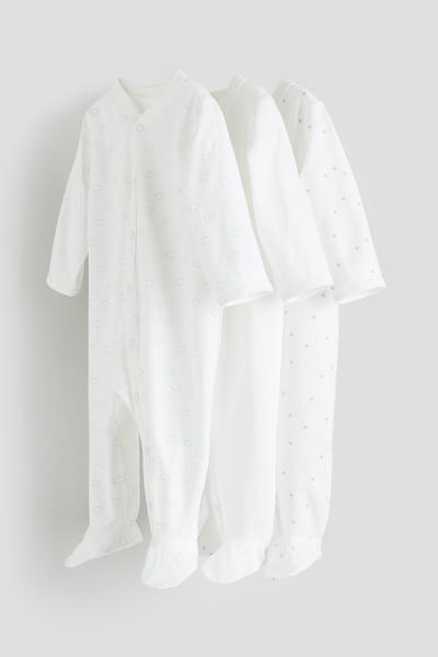 3-pack sleepsuits