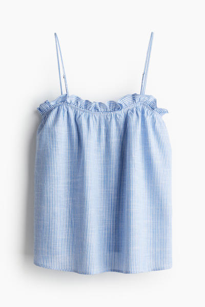 Ruffle trim top