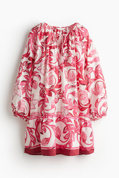Tie-detail dress