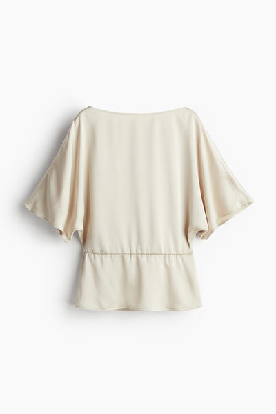 Tapered-waist blouse