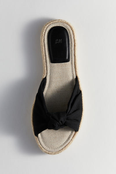 Knot espadrille sandals