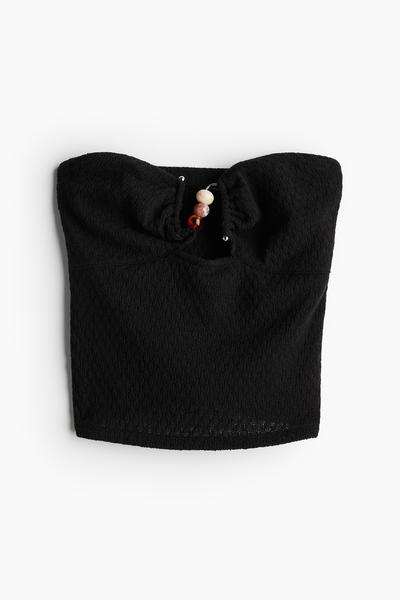 Knitted tube top