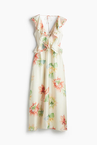 Dress with ruffles