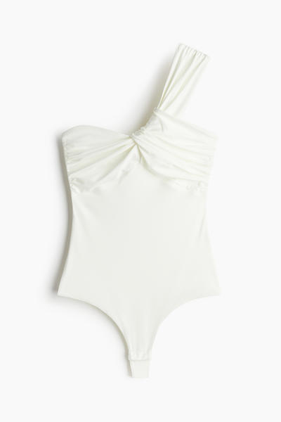 One-shoulder bodysuit