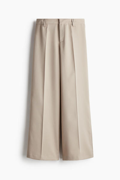 Wide leg trousers