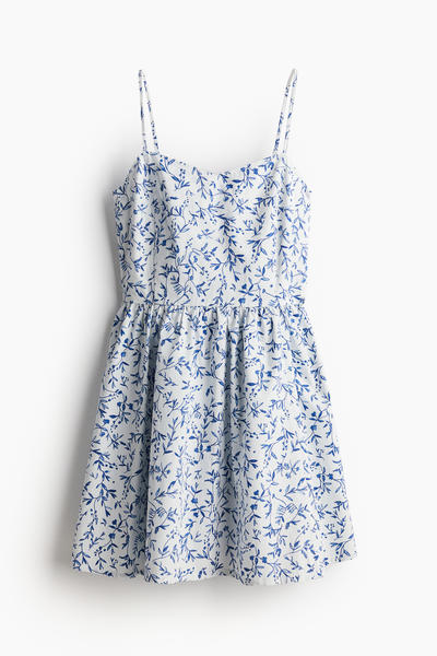 Flared cotton dress