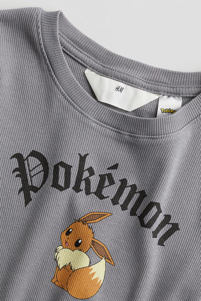 Printed cotton t-shirt