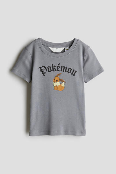 Printed cotton t-shirt