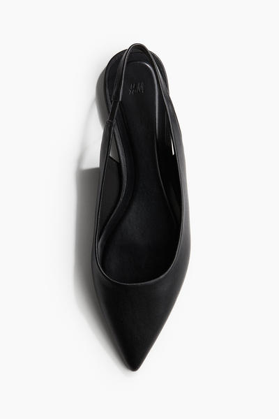 Slingback pointed toe