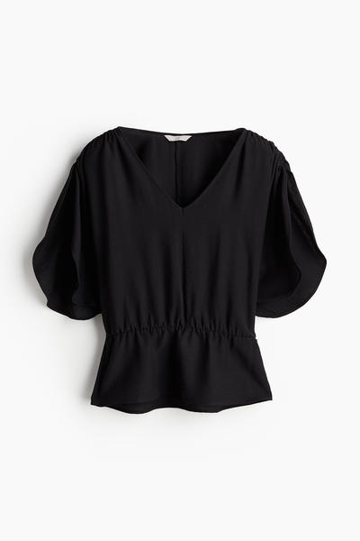 Blouse with tie details