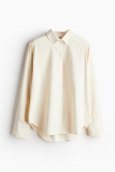 Nubby twill shirt