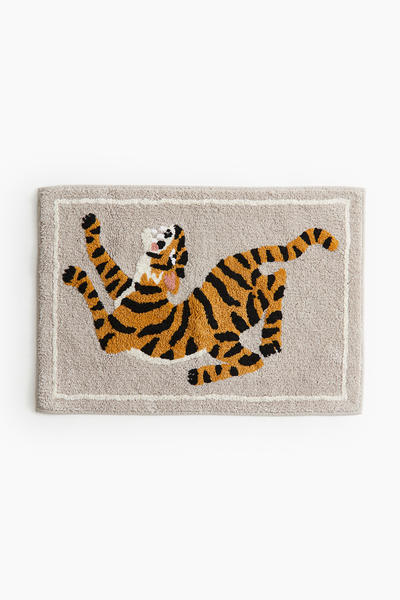 Cotton bath mat