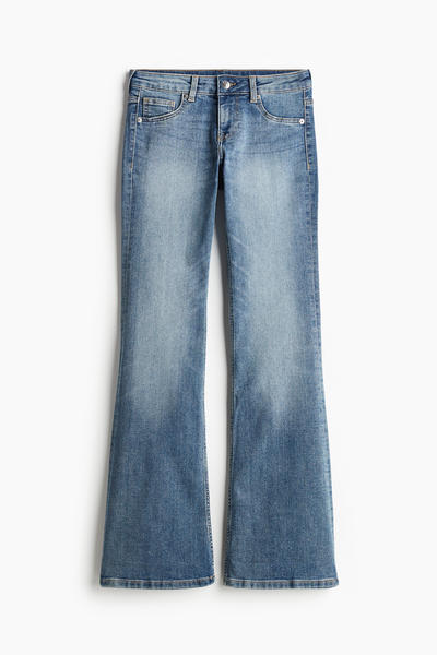 Flared low jeans