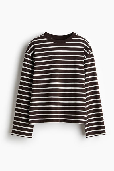 Long sleeve cotton top