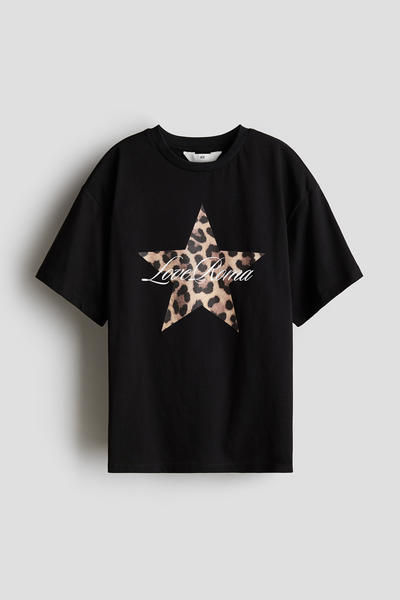 Oversized printed T-shirt