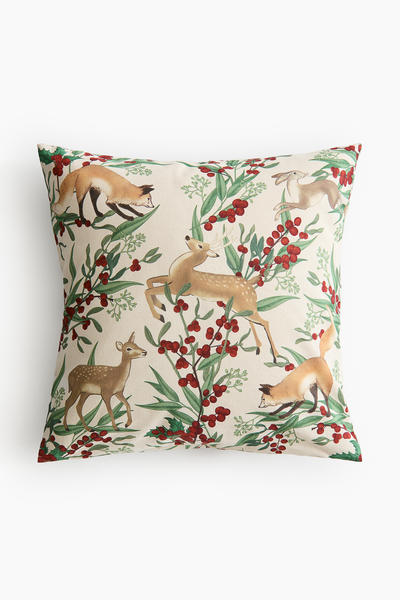 Canvas cushion cover