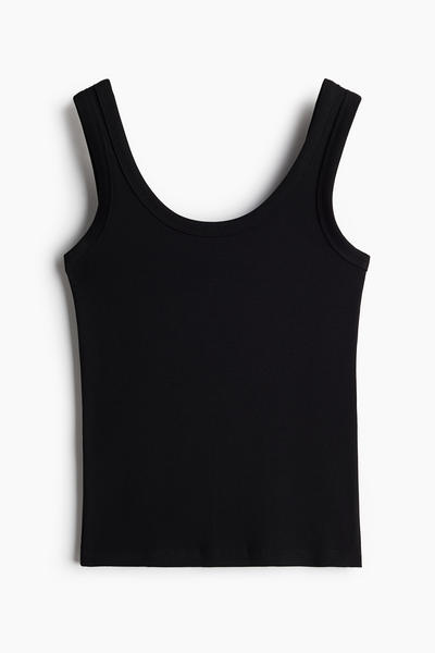 Ribbed vest top