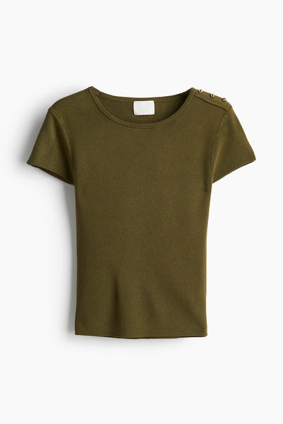 Knit T-shirt