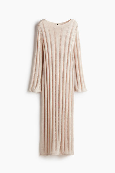 Patterned knit dress