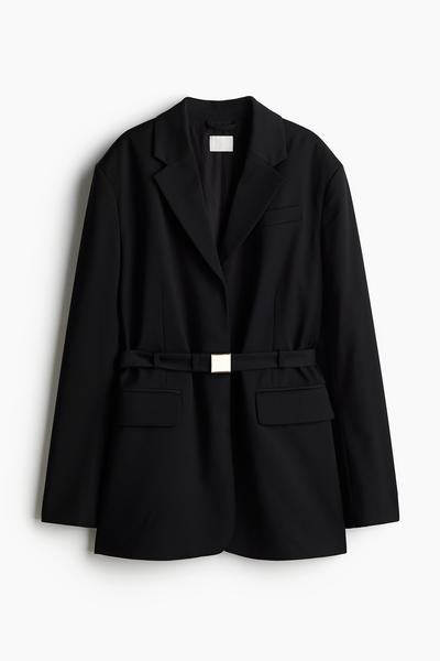 Belted blazer