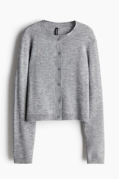 Fine-Knit Cardigan