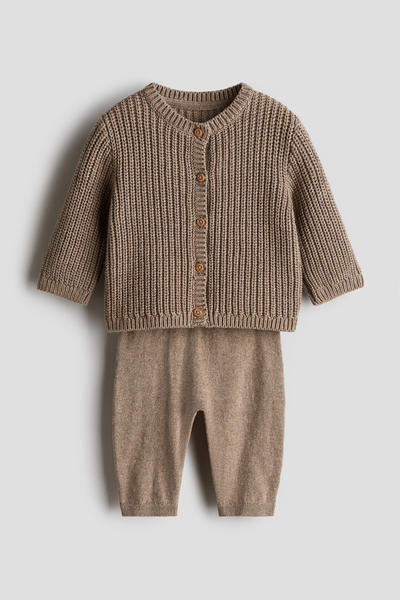 Cotton knit set