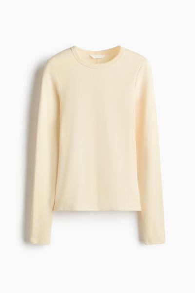 Long sleeve jersey top