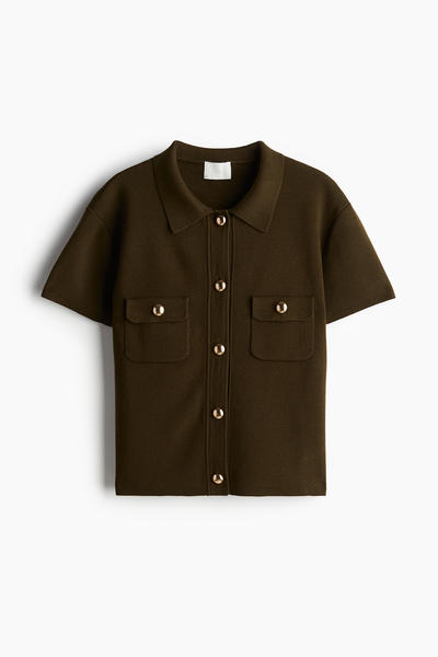 Short sleeve cardigan