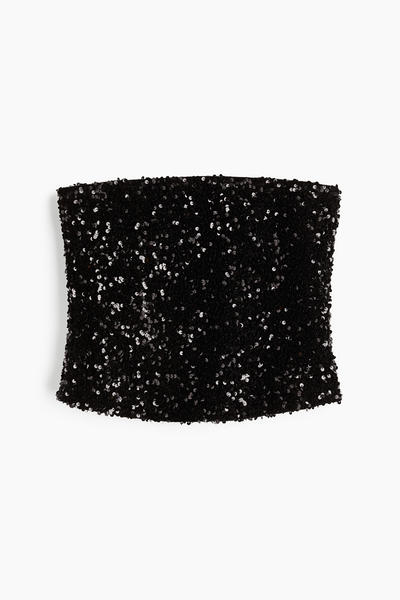 Sequin bandeau top