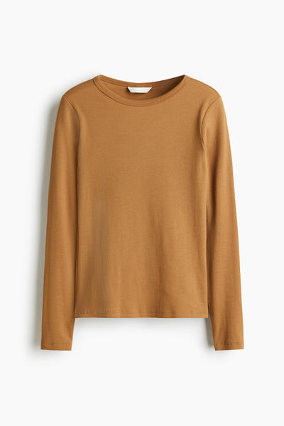 Rib cotton top