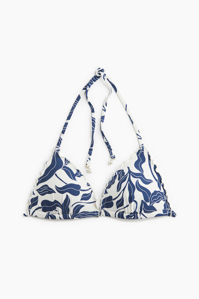 Triangle push-up bikini top