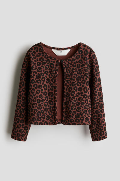 Jersey cardigan