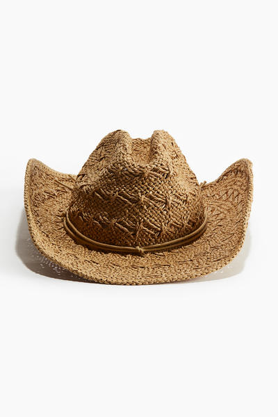 Straw cowboy hat