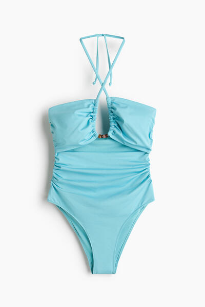 Cutout padded swimsuit