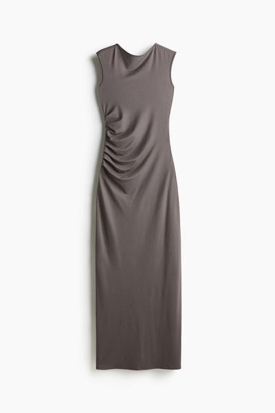 Pleated bodycon dress