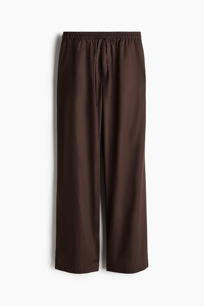 Adjustable cotton trousers
