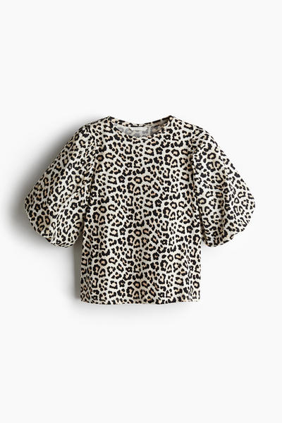 Top With Puff Sleeves