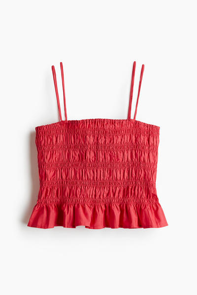 Smocked Strappy Top