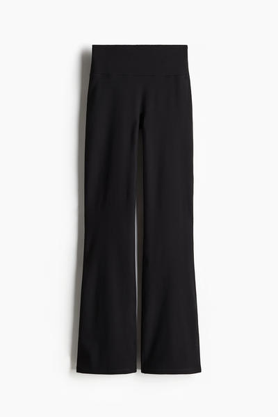 Flared training leggings