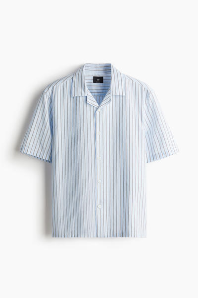 Short sleeve cotton shirt