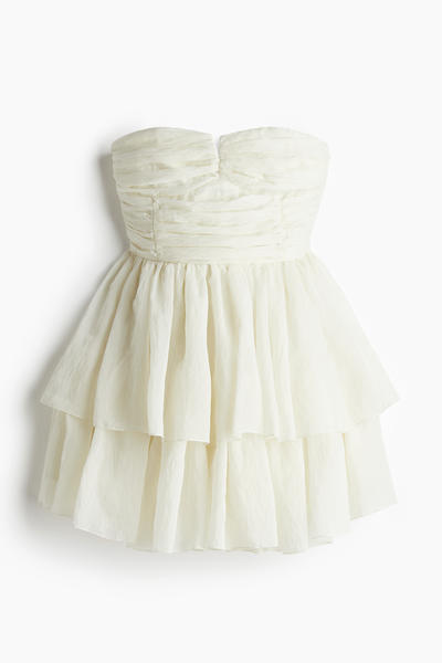 Bandeau flare dress