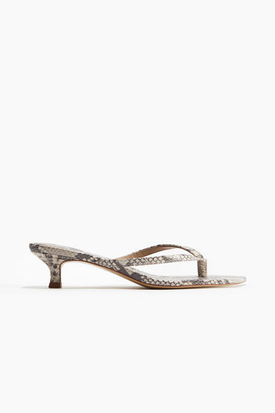 Kitten heel sandals