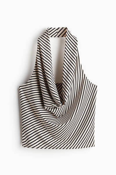 Crepe halterneck top