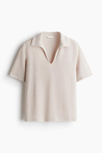 Collared knitted top
