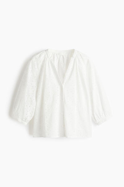 Broderie anglaise blouse