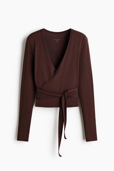 Modal wrap training top