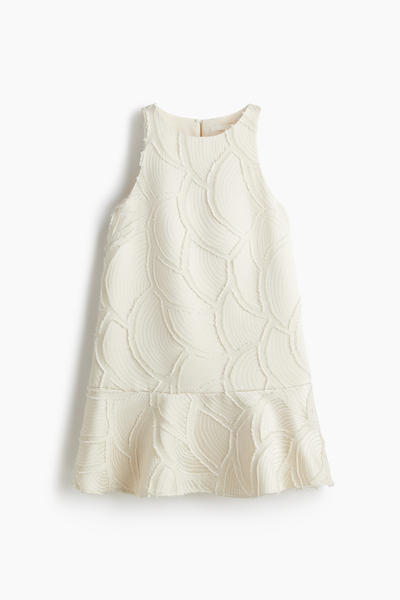 Jacquard woven shift dress
